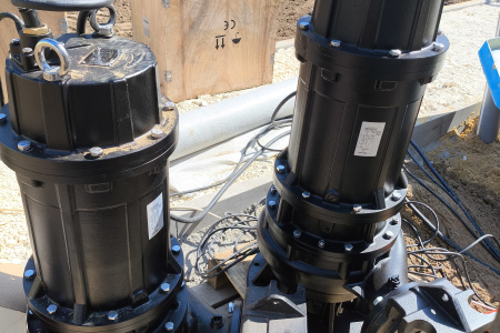 Канализационные насосы Solidpump серии BS на объекте ЖКХ г. Москвы